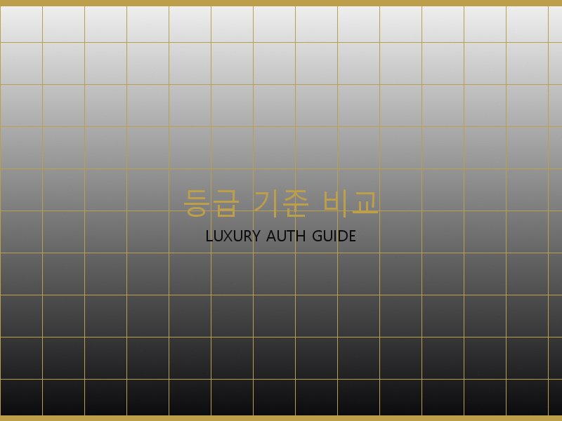 S급 레플 등급 기준 비교